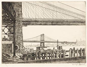 JOHN TAYLOR ARMS Collection of 42 etchings.